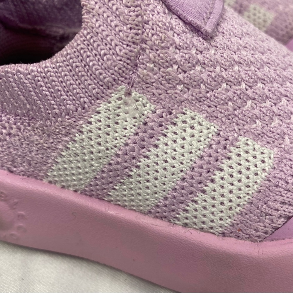 Adidas Baby Girl Kids Pink Slip-On Sneakers Size 5K - Picture 8 of 16